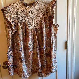 SHEIN Paisley Top